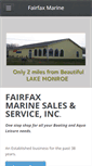 Mobile Screenshot of fairfaxmarine.com